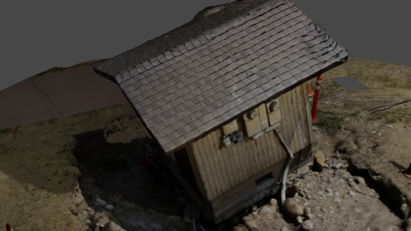 Sunken Shed Photogrammetry Model